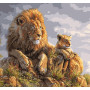 Картина за номерами. "Сімба" 40x40см KpNe-02-06 Danko Toys Арт:14782