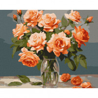 Картина за номерами "Витончений букет" KHO3251 40х50 см Ідейка Арт:39343 Картина за номерами "Витончений букет" KHO3251 40х50 см Ідейка Арт:39343