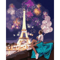 Картина за номерами "Яскравий Париж" Ідейка KHO4792 40х50 см Ідейка Арт:24083