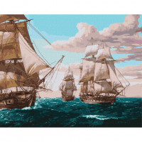 Картина за номерами "Білі вітрила" Ідейка KHO2764 40х50см Ідейка Арт:26038 Картина за номерами "Білі вітрила" Ідейка KHO2764 40х50см Ідейка Арт:26038