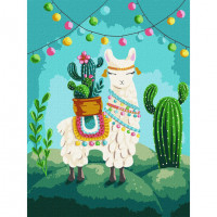 Картина за номерами "Весела лама" ©Elena Schweitzer Ідейка KHO5069 30х40 см Ідейка Арт:33515 Картина за номерами "Весела лама" ©Elena Schweitzer Ідейка KHO5069 30х40 см Ідейка Арт:33515