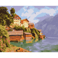 Картина за номерами "Затишна затока" ©Катерина Терещенко Ідейка KHO6311 40х50 см Ідейка Арт:29775