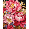 Картина по номерам "Квіткове натхнення з фарбами металік extra" KHO3262 40х50см                   Ідейка Арт:39612