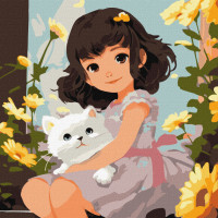 Картина по номерам "У теплих обіймах" KHO8337 40х40см                                             Ідейка Арт:39646