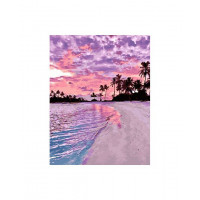 Картина за номерами. Brushme "Рожевий захід" GX28241, 40х50 см Brushme Арт:10764