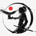 Картина за номерами "Дочка самурая" Ідейка KHO5057 40х40 см Ідейка Арт:23813