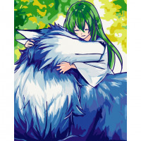 Картина за номерами "Енкіду з вовком" Art Craft 10357-AC 40х50 см ArtCraft Арт:26306