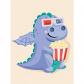 Картина за номерами "Фільм для дракона" KBS0115  Brushme 30х40 см Brushme Арт:31502