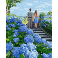 Картина за номерами. "Гуляючи удвох" 40x50см KHO4753 Ідейка Арт:16903