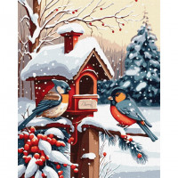 Картина за номерами "Ласощі пташок" ©art_selena_ua KHO6532 40х50 см Ідейка Арт:34527 Картина за номерами "Ласощі пташок" ©art_selena_ua KHO6532 40х50 см Ідейка Арт:34527