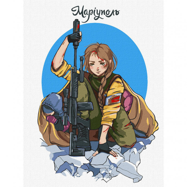 Картина за номерами "Маріуполь" ©natashale777"Ідейка KHO4882 30х40 см Ідейка Арт:23735