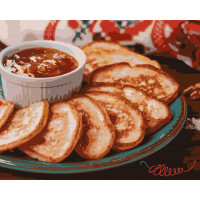 Картина за номерами "Оладки з варенням" Ідейка KHO5654 40х50см Ідейка Арт:25550 Картина за номерами "Оладки з варенням" Ідейка KHO5654 40х50см Ідейка Арт:25550