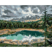 Картина за номерами "Озеро Карецца" © Roksolana Baran BS53779, 40х50см Brushme Арт:37000