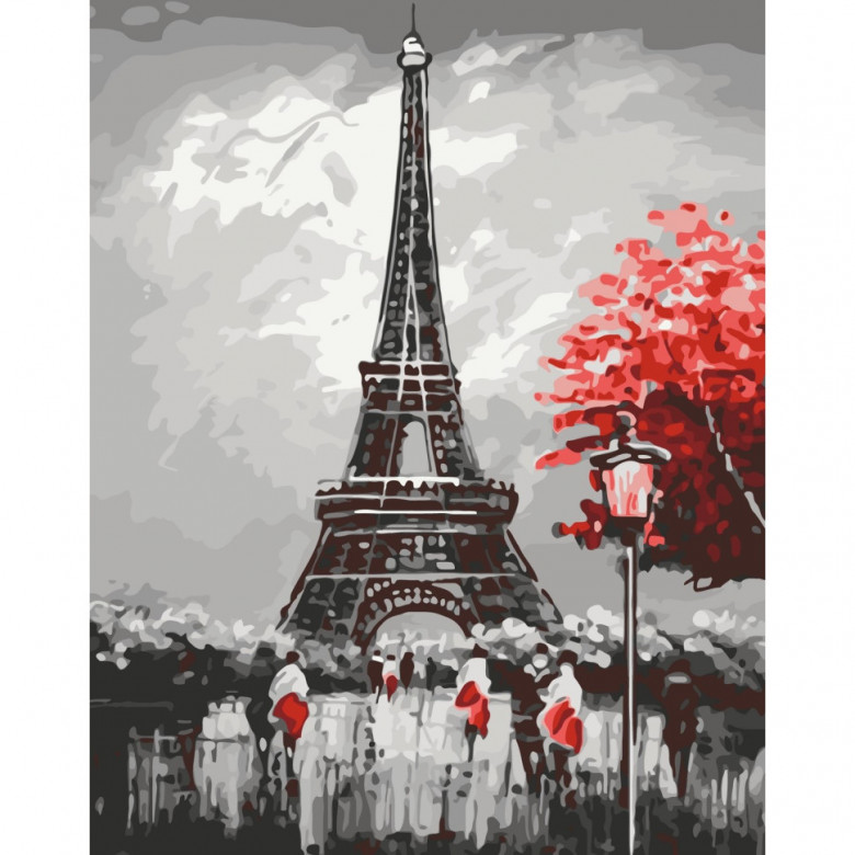 Картина за номерами "Похмурий Париж" Art Craft 11683-AC 40х50 см ArtCraft Арт:29993