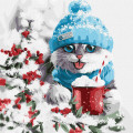 Картина за номерами "Різдвяний настрій" KHO4374 40х40 см Ідейка Арт:34512