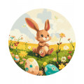 Картина за номерами "Великодній кролик" Brushme RC00079M 30 см  Brushme Арт:39941