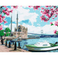 Картина за номерами. "Яскравий Стамбул" Ідейка KHO2757 40х50 см Ідейка Арт:24174