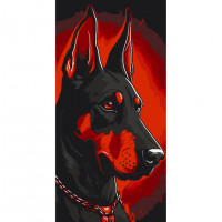 Картина за номерами "Доберман" Art Craft 40х80 см 11522-AC ArtCraft Арт:33291 Картина за номерами "Доберман" Art Craft 40х80 см 11522-AC ArtCraft Арт:33291