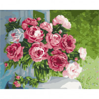 Картина за номерами "Домашні півонії" Brushme BS51651 40х50 см Brushme Арт:30343 Картина за номерами "Домашні півонії" Brushme BS51651 40х50 см Brushme Арт:30343