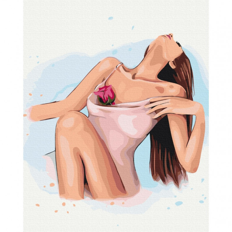 Картина за номерами "Ніжний дотик" © Alla Berezovska Brushme BS53456 40х50 см Brushme Арт:28939