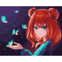 Картина за номерами "Політ метеликів" ©Catrin Bespaliuc Ідейка KHO2579 40х50 см Ідейка Арт:29107