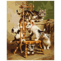 Картина за номерами "Веселі забави" ©Carl Reichert Ідейка KHO4476 40х40 см Ідейка Арт:29644 Картина за номерами "Веселі забави" ©Carl Reichert Ідейка KHO4476 40х40 см Ідейка Арт:29644