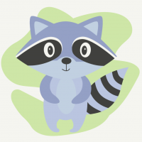 Розпис на полотні "Друг єнотик" MBS027 Brushme 20х20 см Brushme Арт:31523 Розпис на полотні "Друг єнотик" MBS027 Brushme 20х20 см Brushme Арт:31523