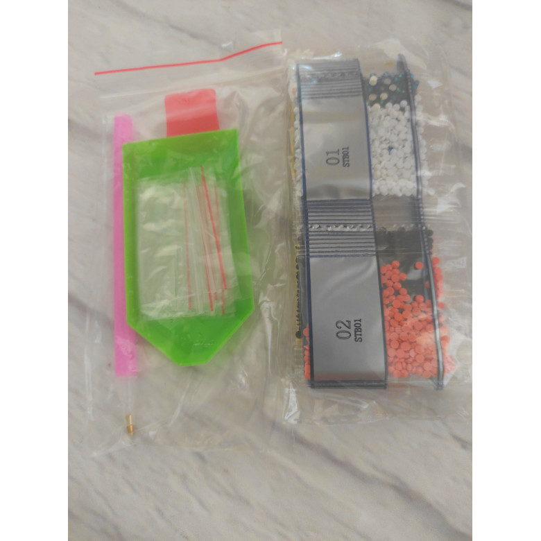 Детская книжка с алмазной вышивкой Фрукты (FT017)