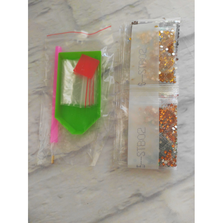 Детская книжка с алмазной вышивкой Букашки (FT015)