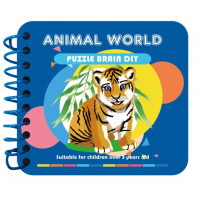 Детская книжка с алмазной вышивкой Животные (FT015)