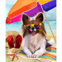 Купить Алмазная вышивка квадратные камни 40 х 50 см Пушистый корги (арт. FS860) Купить Алмазная вышивка квадратные камни 40 х 50 см Пушистый корги (арт. FS860)