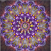 Купить Алмазная мозаика 5D Нежная мандала 24 х 24 см (арт. PR1218) Купить Алмазная мозаика 5D Нежная мандала 24 х 24 см (арт. PR1218)