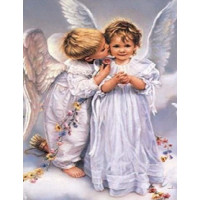Купить Алмазная вышивка Ангелочки 50 х 40 см (арт. FR1310) круглые камни Купить Алмазная вышивка Ангелочки 50 х 40 см (арт. FR1310) круглые камни