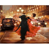 Купить Алмазная вышивка Город в ритме танца 30 х 30 см (арт. FS336) Купить Алмазная вышивка Город в ритме танца 30 х 30 см (арт. FS336)