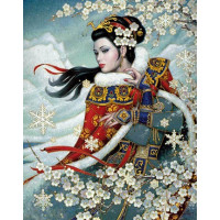 Купить Набор алмазной вышивки Восхитительная японка 40 х 50 см (арт. FS394) Купить Набор алмазной вышивки Восхитительная японка 40 х 50 см (арт. FS394)