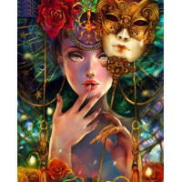 Купить Набор алмазной вышивки Маскарад 30 х 40 см (арт. FS406) Купить Набор алмазной вышивки Маскарад 30 х 40 см (арт. FS406)