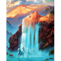 Купить Набор алмазной мозаики Хозяйка водопада 40 х 30 см (арт. FS501) Купить Набор алмазной мозаики Хозяйка водопада 40 х 30 см (арт. FS501)