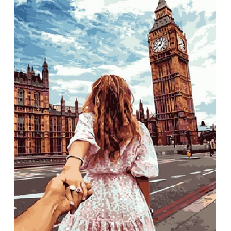 Купить Алмазна мозаїка Follow me London 40 х 50 см (арт. FS815)