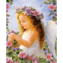 Купить Алмазная мозаика без коробки MyArt Милая девочка 40 х 30 см (арт. FS836)