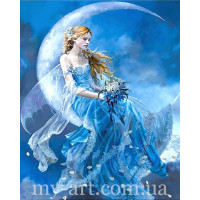 Купить Алмазная вышивка 50 х 40 см на подрамнике Девушка луна (арт. TN1031) Купить Алмазная вышивка 50 х 40 см на подрамнике Девушка луна (арт. TN1031)