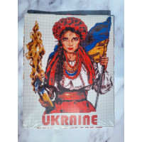 Купить Алмазная вышивка на подрамнике Защитница Украины 40 х 50 см (арт. TN1174)
