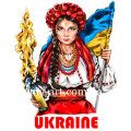 Купить Алмазная вышивка на подрамнике Защитница Украины 40 х 50 см (арт. TN1174)