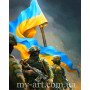 Купить Алмазная вышивка на подрамнике Воины защитники 40 х 50 см (арт. TN1185)