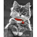 Купить Алмазная вышивка круглые стразы 40 х 50 см на подрамнике Любимый котик (арт. AR-3131) без коробки