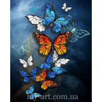 Купить Алмазная вышивка круглые стразы 40 х 50 см на подрамнике Яркие бабочки (арт. AR-3137) без коробки Купить Алмазная вышивка круглые стразы 40 х 50 см на подрамнике Яркие бабочки (арт. AR-3137) без коробки