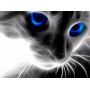 Купить Алмазная вышивка Котячий взгляд 40 х 50 см (арт. FR402)
