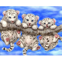 Купить Алмазная вышивка Тигрята 30*40 м (арт. FS007) Купить Алмазная вышивка Тигрята 30*40 м (арт. FS007)