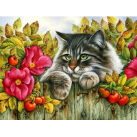 Купить Набор алмазной мозаики В ожидании хозяйки 40 х 30 см (арт. FS120) Купить Набор алмазной мозаики В ожидании хозяйки 40 х 30 см (арт. FS120)