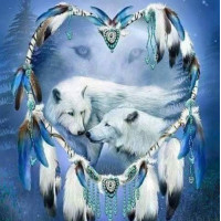 Купить Алмазная мозаика Верные волки 30 х 30 см (арт. FS425) рисование камнями Купить Алмазная мозаика Верные волки 30 х 30 см (арт. FS425) рисование камнями