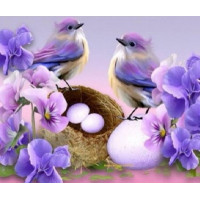 Купить Алмазная мозаика Гнездышко птиц 30 х 20 см (арт. FS431) Купить Алмазная мозаика Гнездышко птиц 30 х 20 см (арт. FS431)